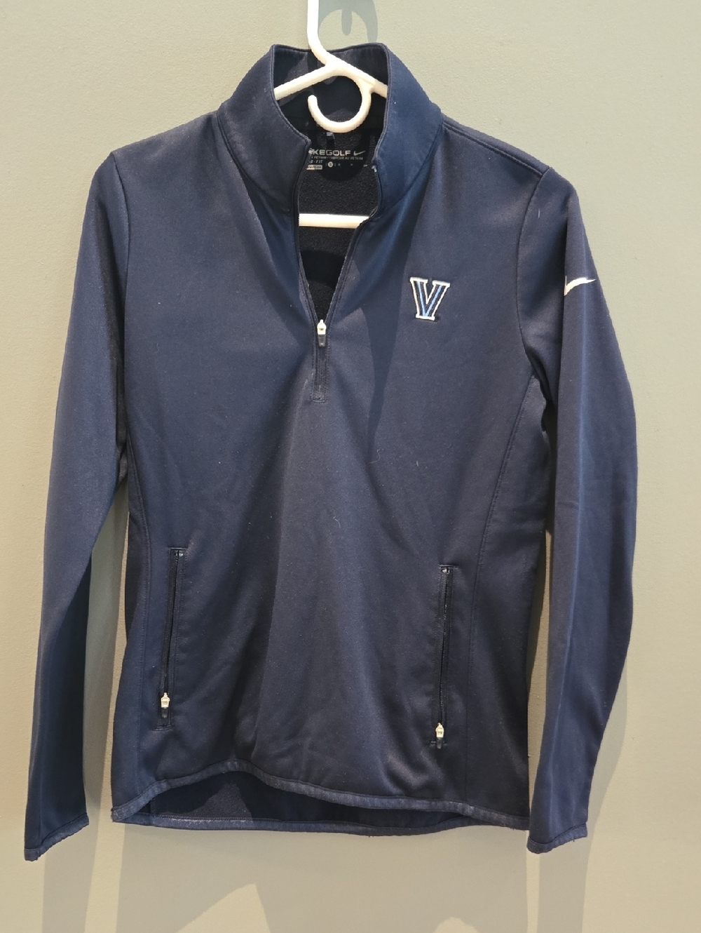 Nike Golf Navy Blue Therma-FIT Pullover